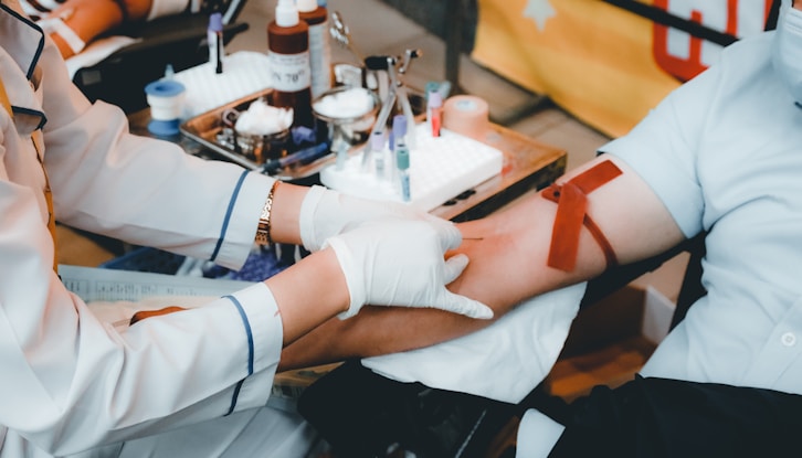 Blood donation image 1