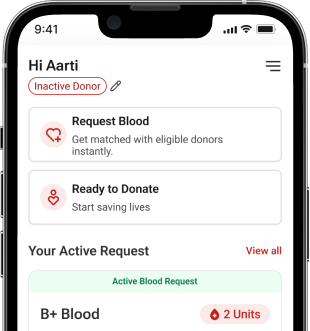 App screenshot - blood camp